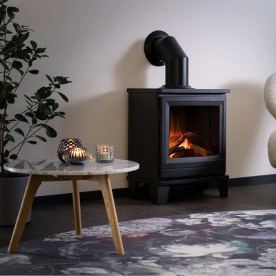 Horizon Elektrisk Kamin – Smart styrning och elegant design Horizon Elektrisk Kamin i svart färg