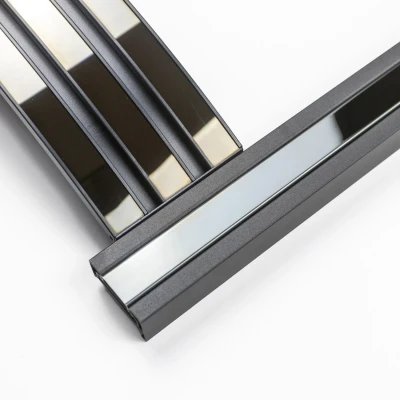 Sway Classic Elektrisk Eldstad med Svart/Nickel Frontpanel – Inbyggd Elektrisk Eldstad