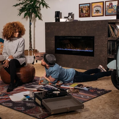 Dimplex Prism 50" - Elektrisk eldstad för väggmontering eller inbyggnad