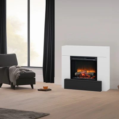 Dimplex Vigor Optiflame vit elektrisk öppen spis