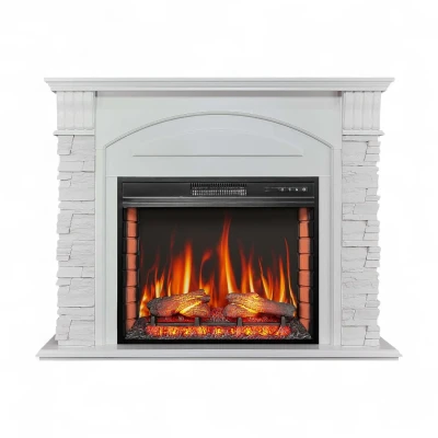 Artiflame Alioth AF28S Electric Fireplace - White