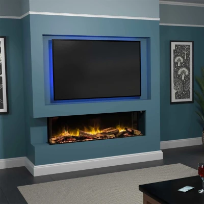 Flamerite Fires E-FX 1300 Lite - 51" Elektrisk kamin för inbyggnad