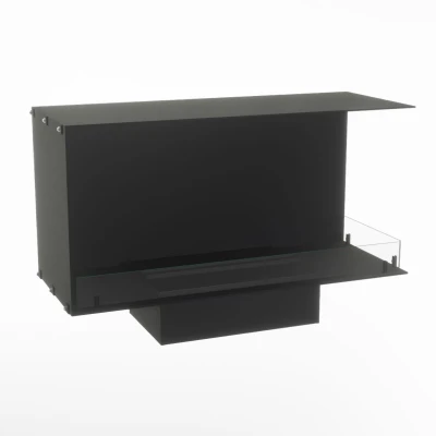 Foco Corner Right 1000 hybridkamin för inbyggnad