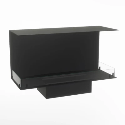 Foco Three 1000 hybridkamin för inbyggnad