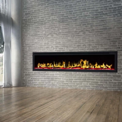 Royal Elkamin 72\" - 182 cm Väggmonterad Kamin