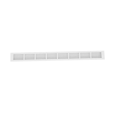 Ventilationsgaller Vitt - 80x7,6 cm - Ventilationsområde 210 cm² Ventilationsgaller Vitt - 80x7,6 cm med en ventilationsarea på 210 cm²