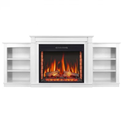 Artiflame Vogue AF28S Electric Fireplace in White Bianco