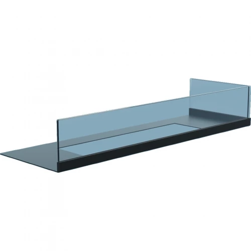 Glas för hörnkaminer - 70 cm höger Glas för hörnkaminer - 70 cm höger
