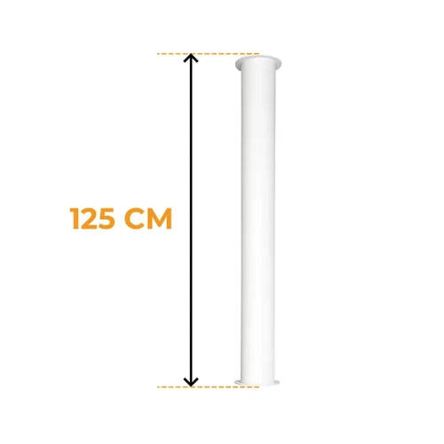 ScandiFlames Toronto Monteringsrör Vit 125 cm ScandiFlames Toronto Monteringsrör Vit 125 cm