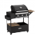 BBQ Bord utan grill i trä och svart för utomhusmatlagning