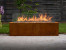 Galio Corten Gaskamin