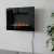 Raasay Väggmonterad Elkamin i svart - Modern och stilren elektrisk kamin