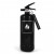 Nordic Flame Svart Brandsläckare Klassisk 2 kg