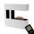 Schiller Pocket Opti-myst kamin - Vit